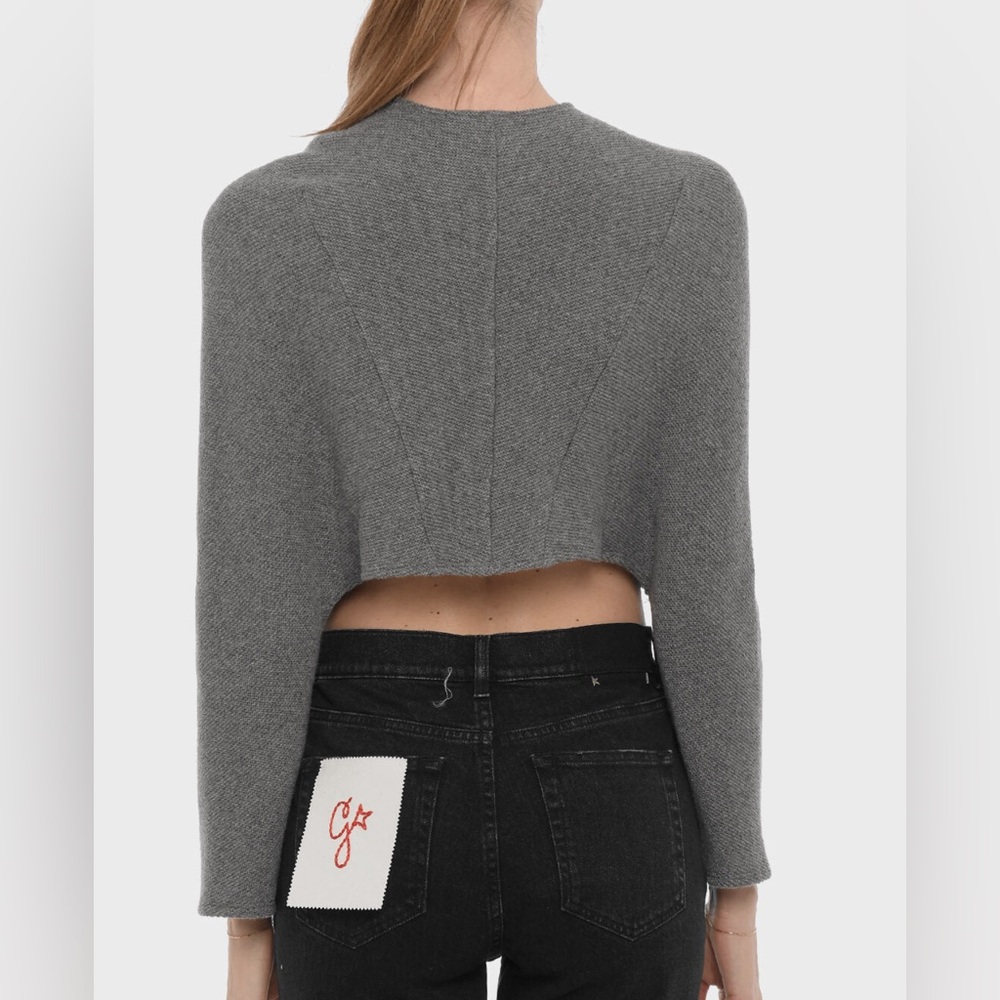 BEAUFILLE Gray Twist Sweater - Picture 2 of 3
